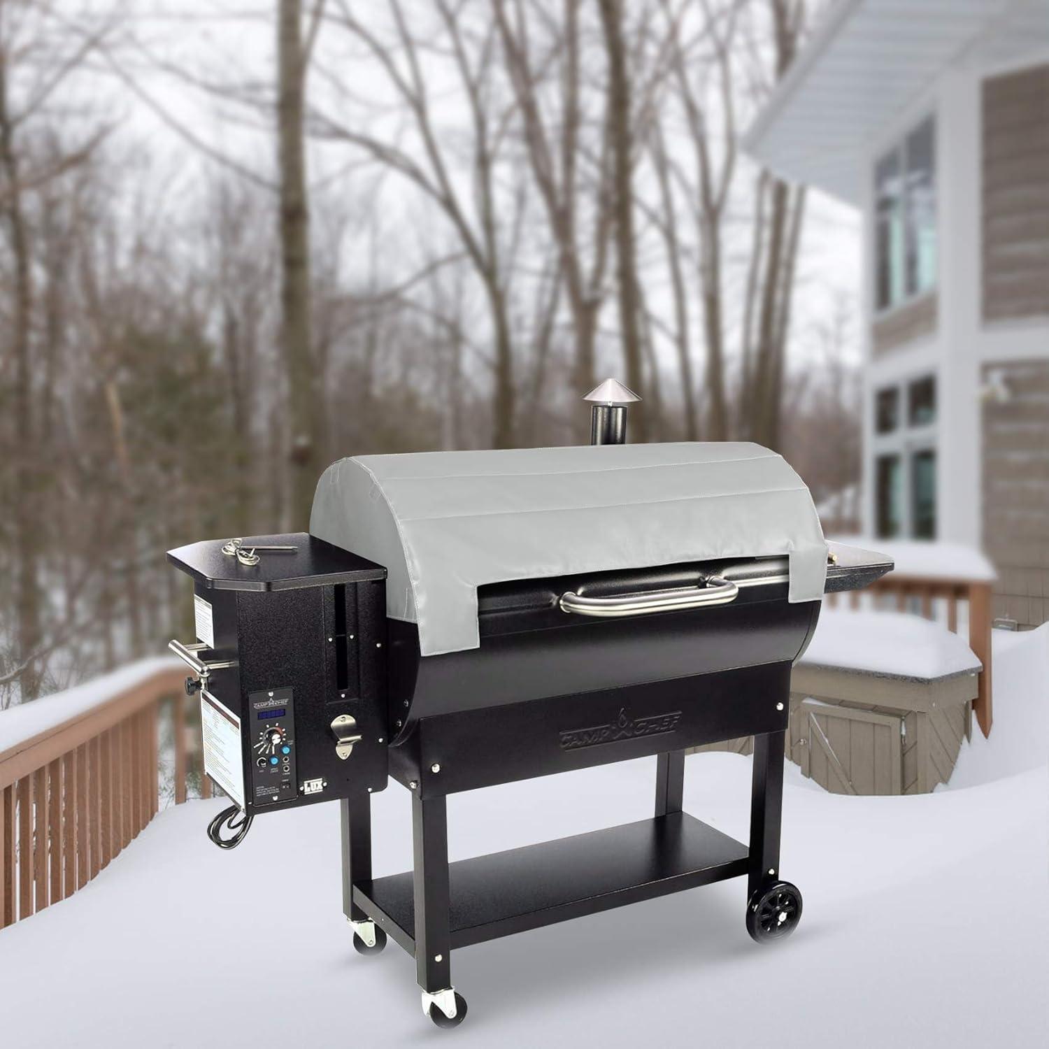 imageStanbroil Insulated Blanket for Camp Chef 36 Smokepro Pellet Grills Including SGX36 LUX36 PG36SGX PG36LUX Grills 37 x 36 Inch Gray
